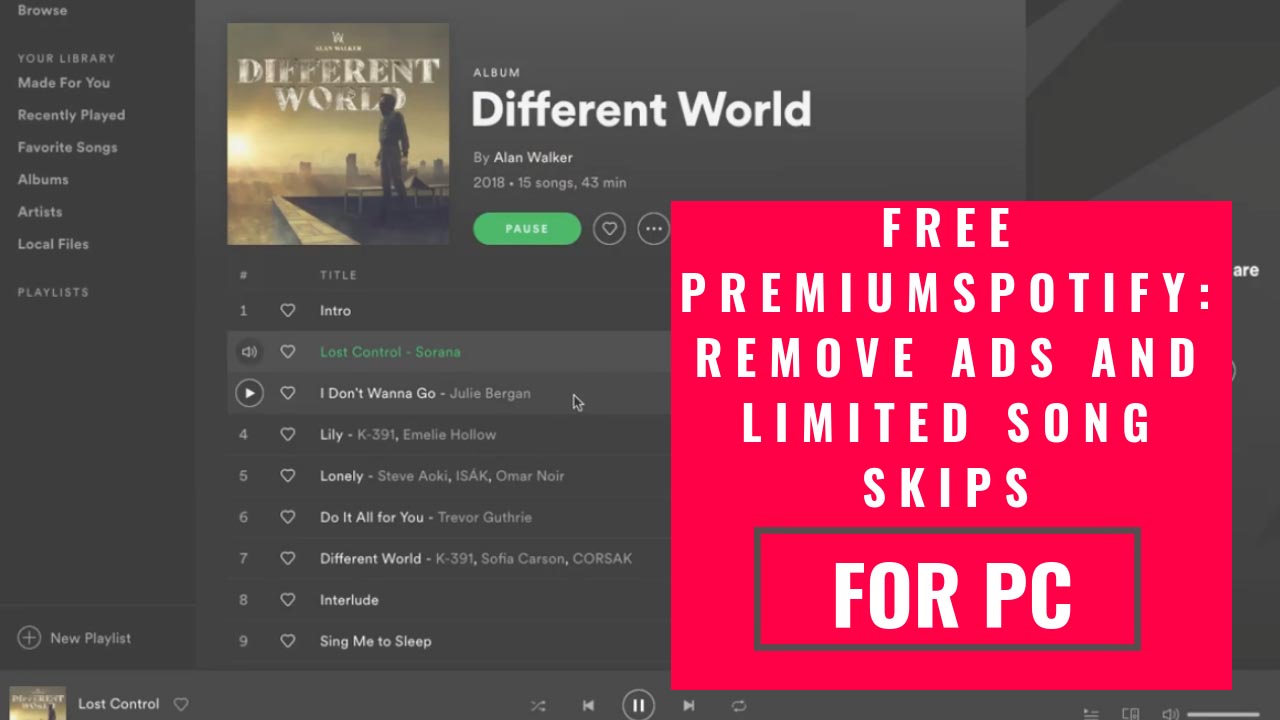 Download Spotify No Ads Pc